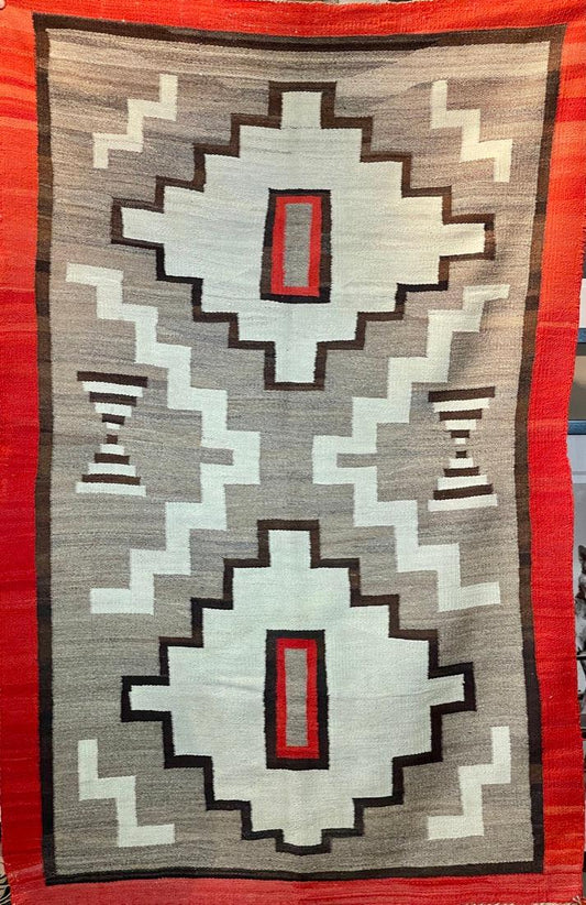 Early Ganado Navajo Weaving-Weaving-Navajo Weaving-Sorrel Sky Gallery