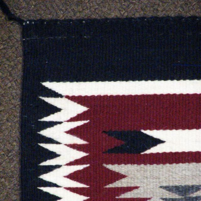 Navajo Rug - Storm Pattern by Louise Yazzie Weaver-Weaving-Navajo Weaving-Sorrel Sky Gallery