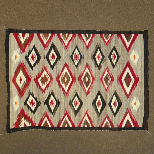 Navajo Weaving - 1940's Diamond Design-Weaving-Navajo Weaving-Sorrel Sky Gallery