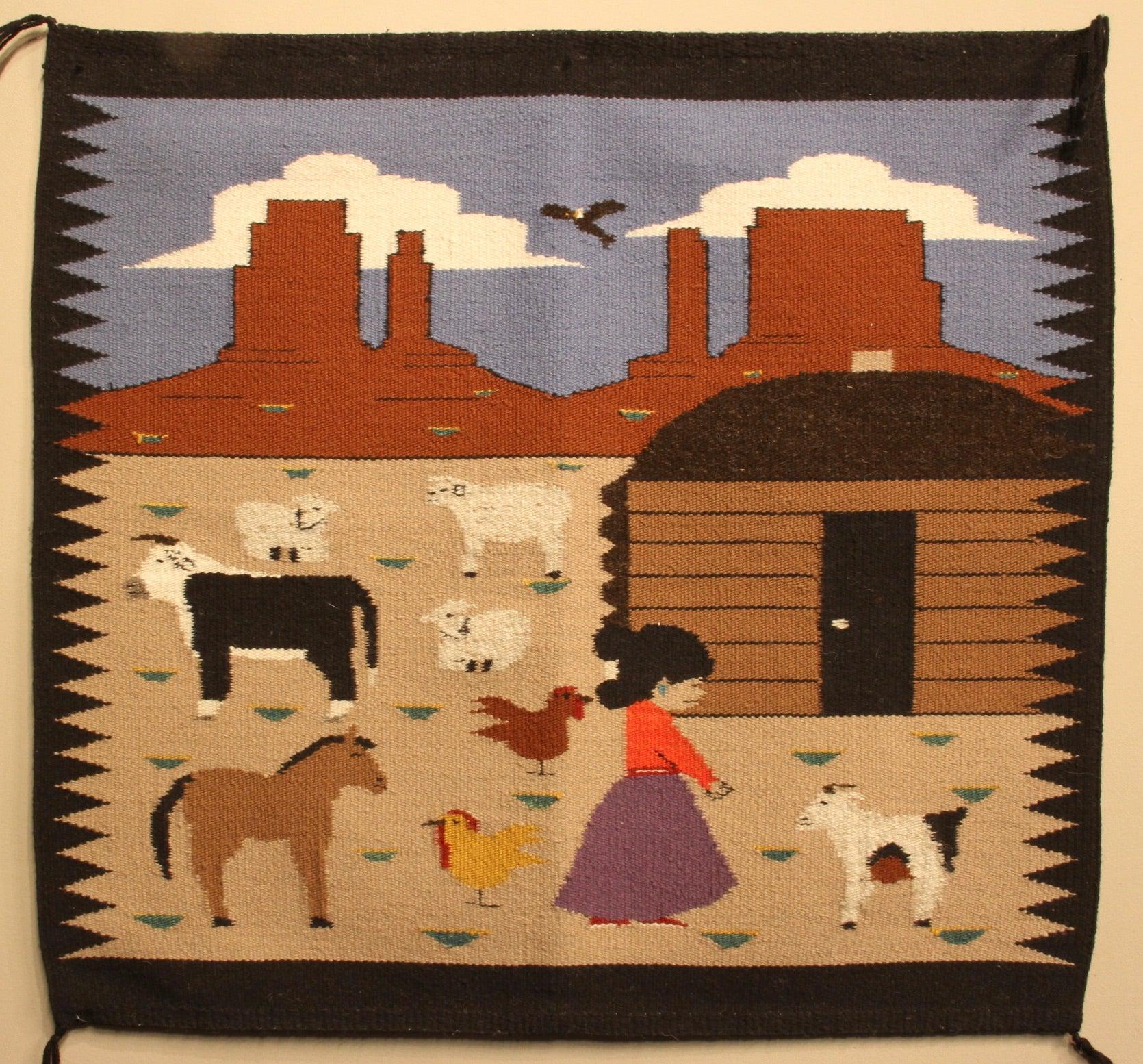 Pictorial by Tabita Bitah-Weaving-Navajo Weaving-Sorrel Sky Gallery