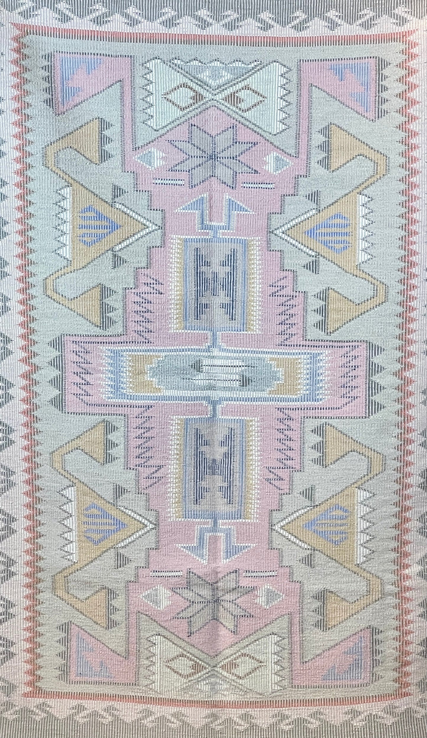 Raised Outline Weaving by Louise Shepherd-Weaving-Navajo Weaving-Sorrel Sky Gallery