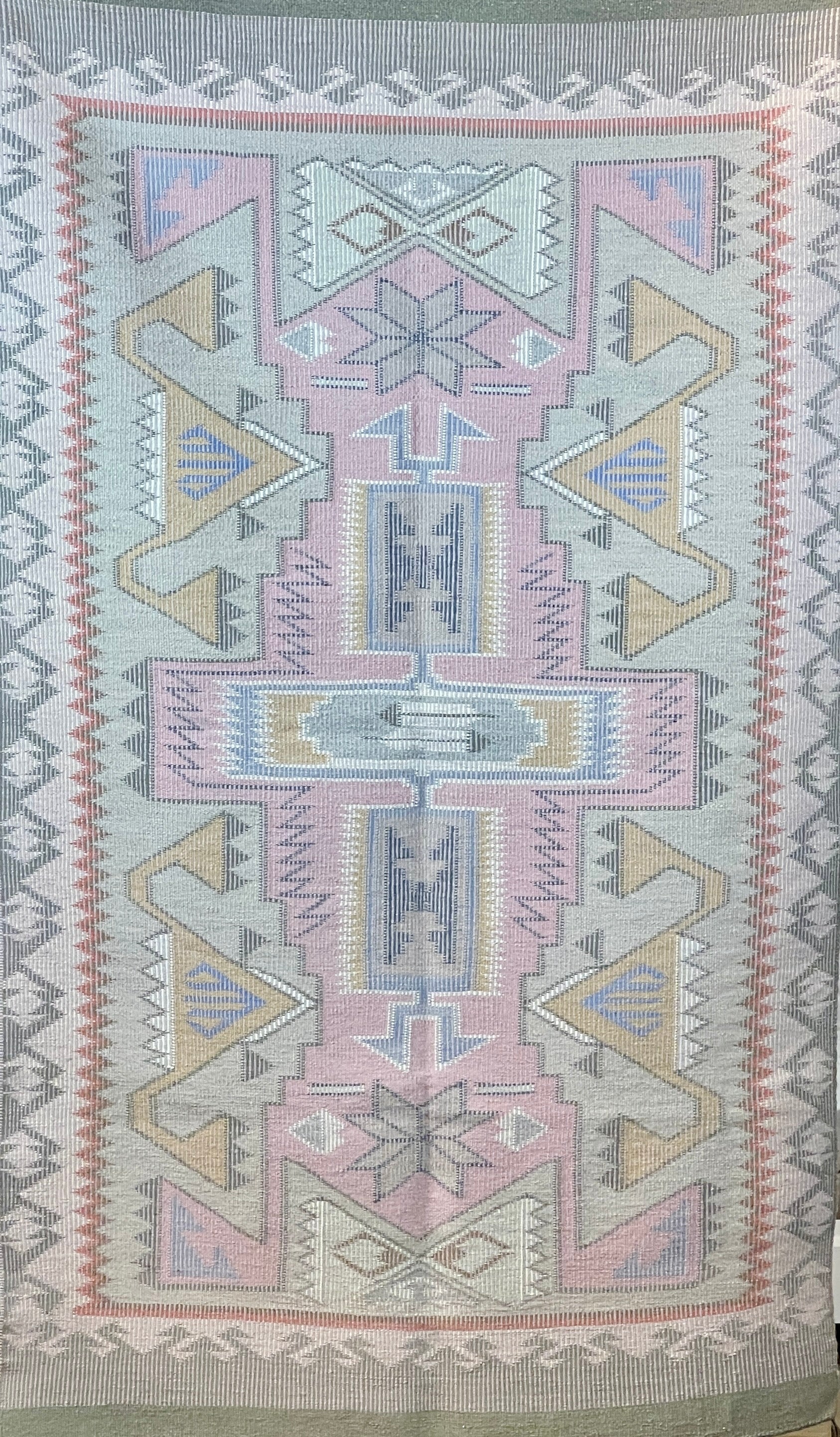 Raised Outline Weaving by Louise Shepherd-Weaving-Navajo Weaving-Sorrel Sky Gallery