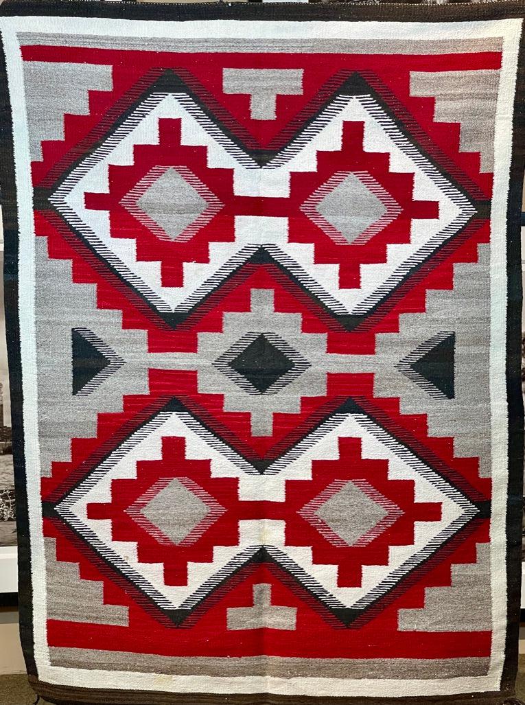 Red Ganado Navajo Weaving-Weaving-Navajo Weaving-Sorrel Sky Gallery