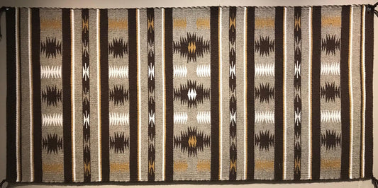 Runner Style Navajo Weaving by Bernyce Largo-Weaving-Navajo Weaving-Sorrel Sky Gallery