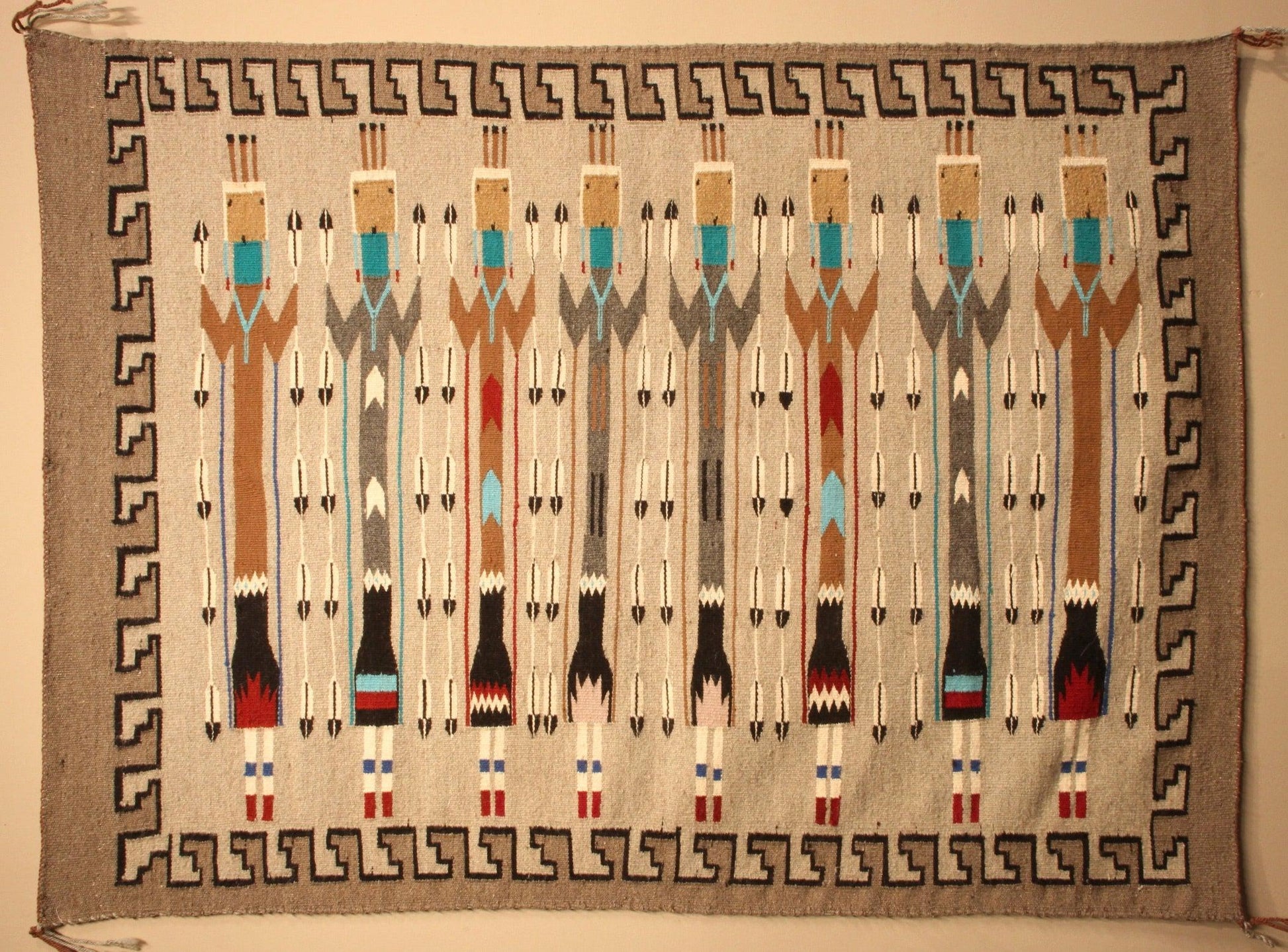 Yei Unknown Weaver-Weaving-Navajo Weaving-Sorrel Sky Gallery
