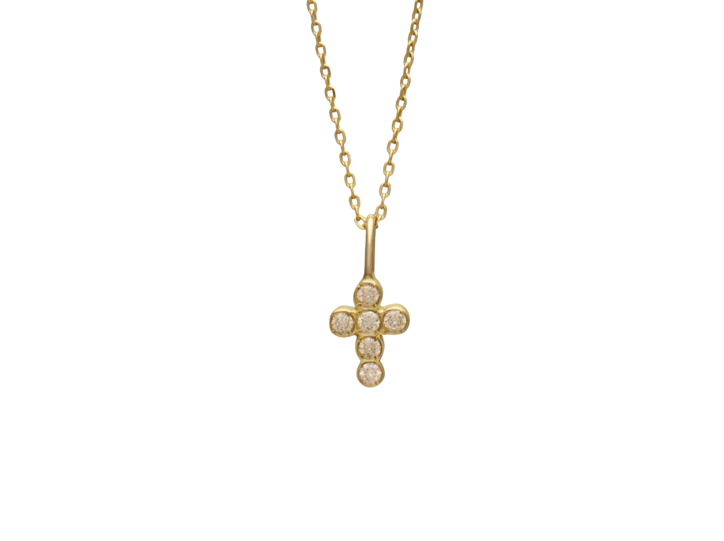 Baby Cross Necklace-Jewelry-Nayla Shami-Sorrel Sky Gallery