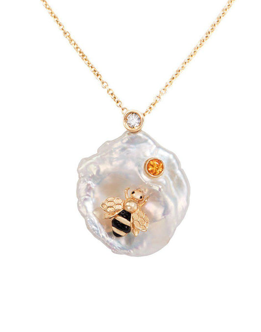 Bee My Honey Necklace-Jewelry-Of Rare Origin-Sorrel Sky Gallery