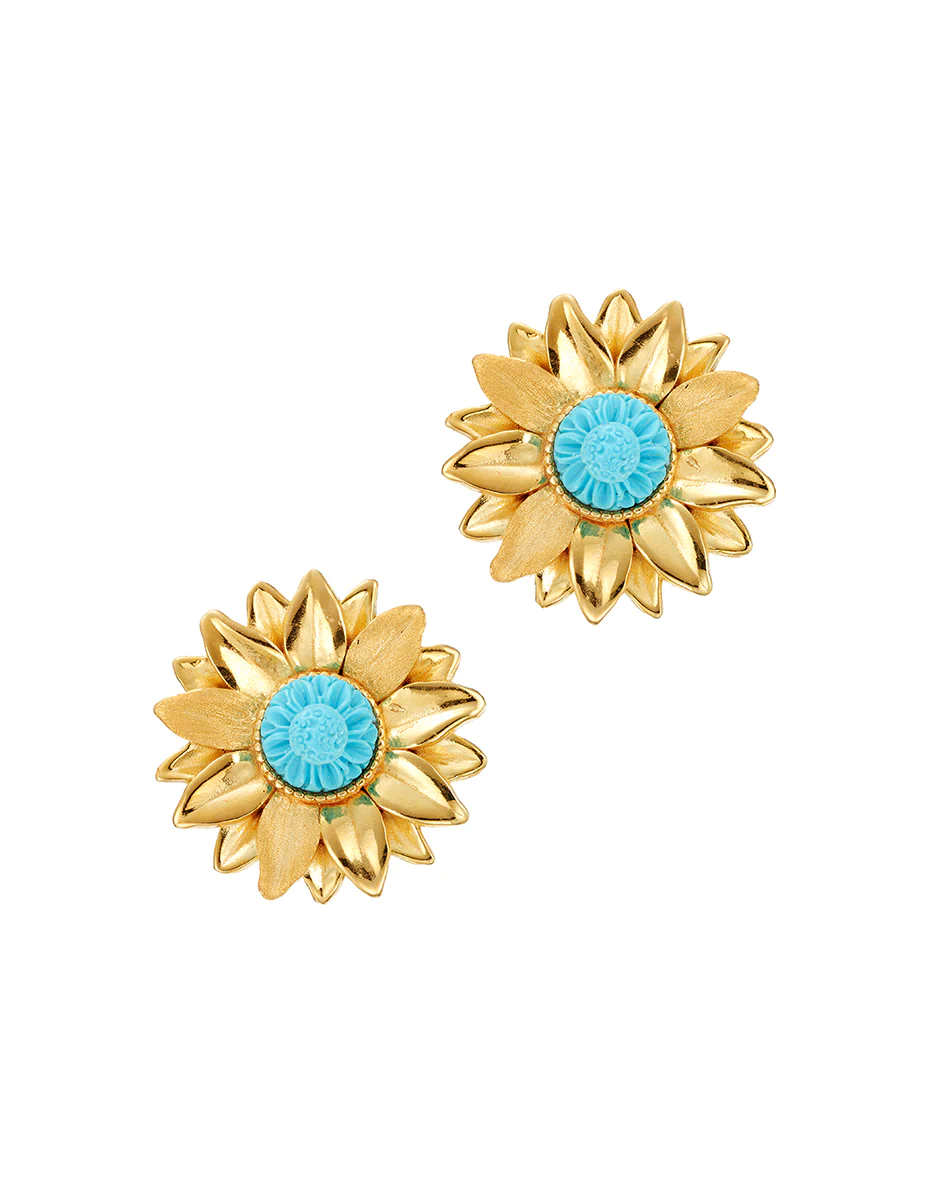 Limoncello Turquoise Mini Earrings-Jewelry-Of Rare Origin-Sorrel Sky Gallery