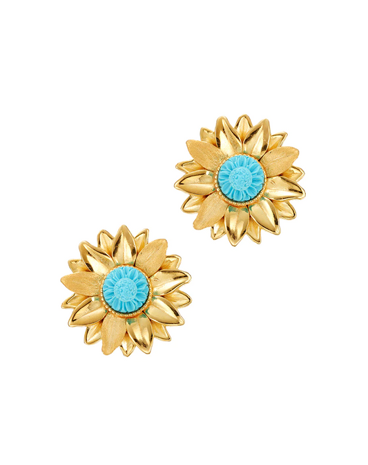 Limoncello Turquoise Mini Earrings-Jewelry-Of Rare Origin-Sorrel Sky Gallery