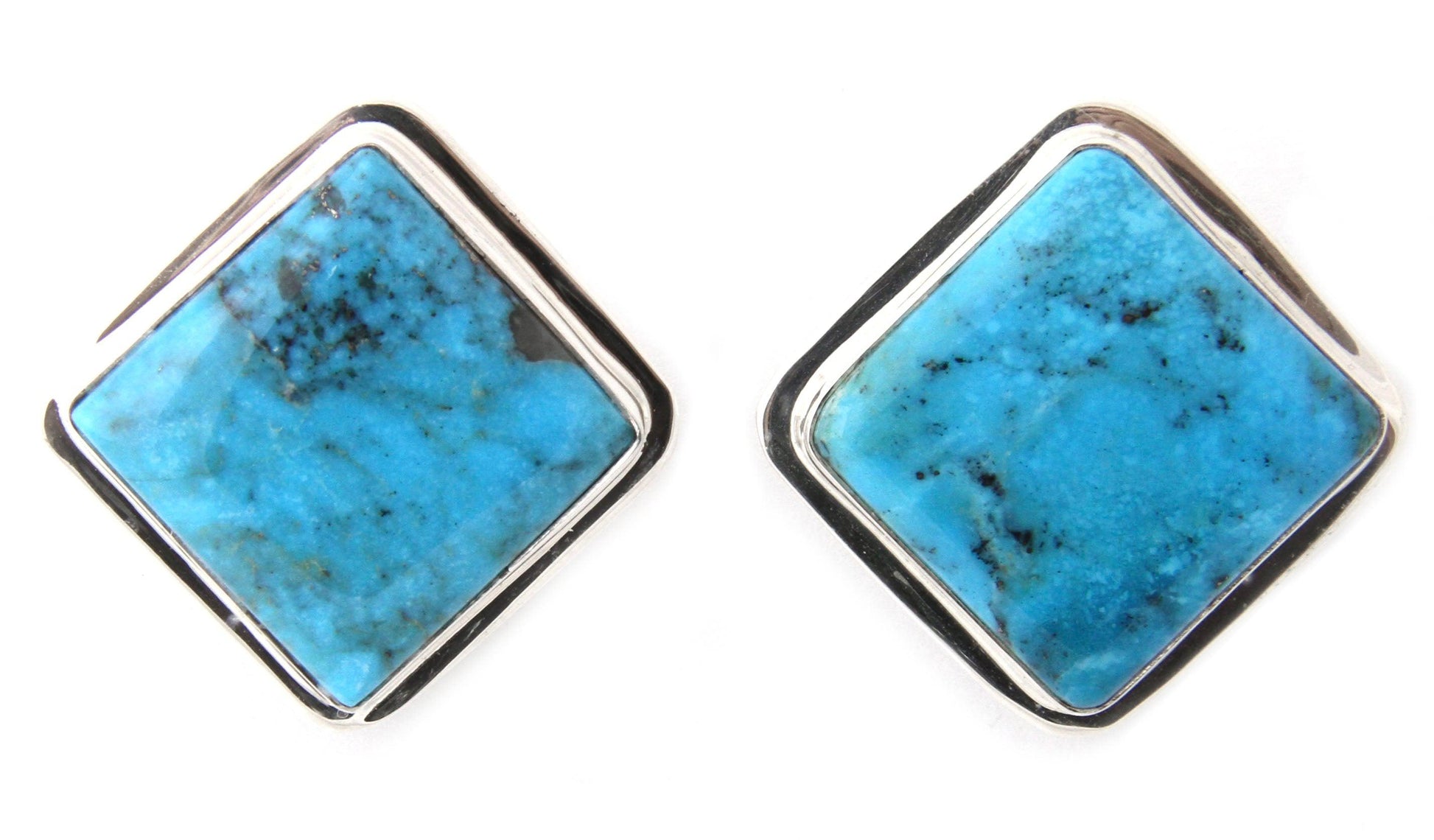 Nakozari Turquoise Clip Earrings-jewelry-Pam Springall-Sorrel Sky Gallery