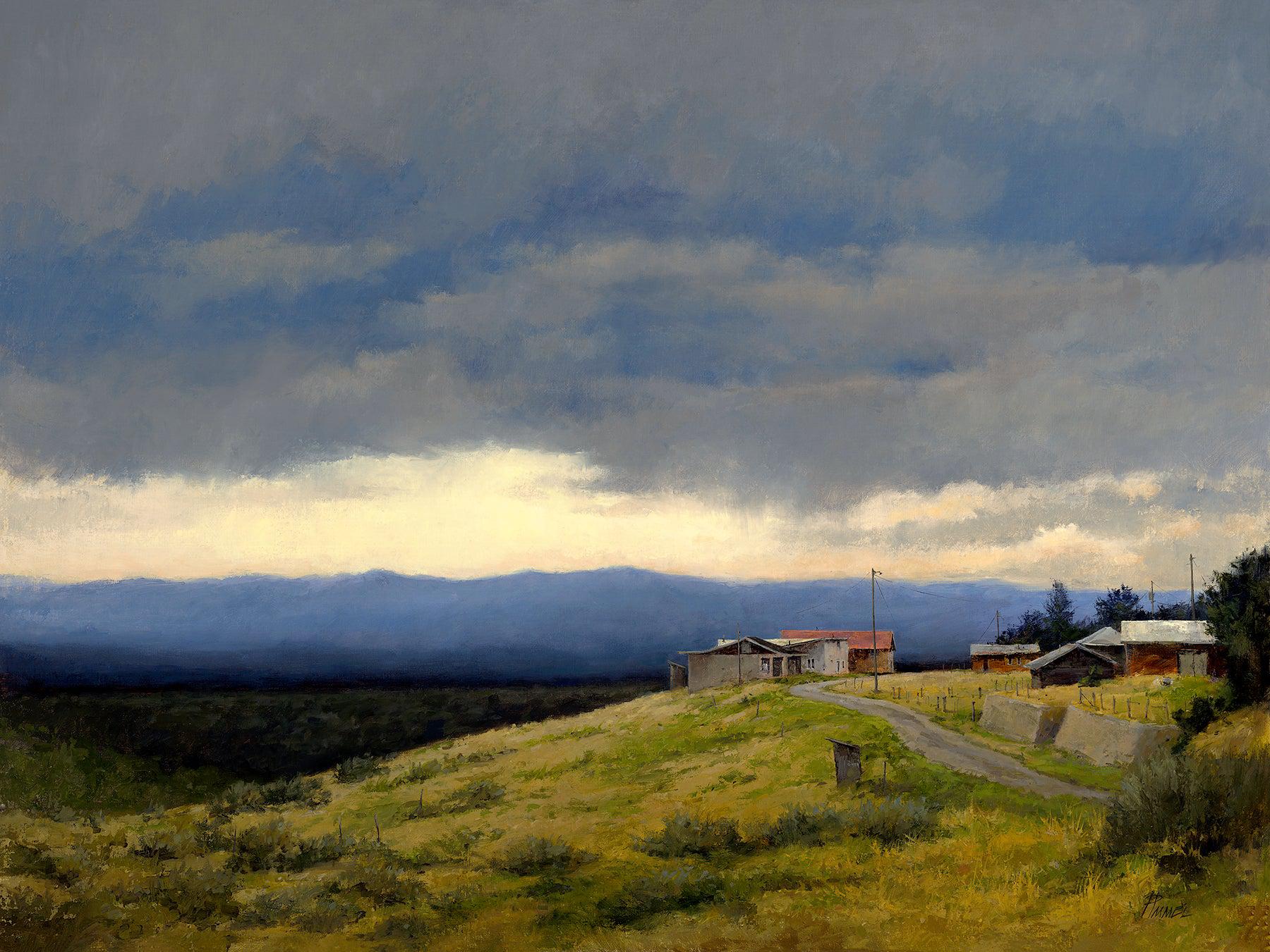 Storm Over Truchas-Painting-Peggy Immel-Sorrel Sky Gallery
