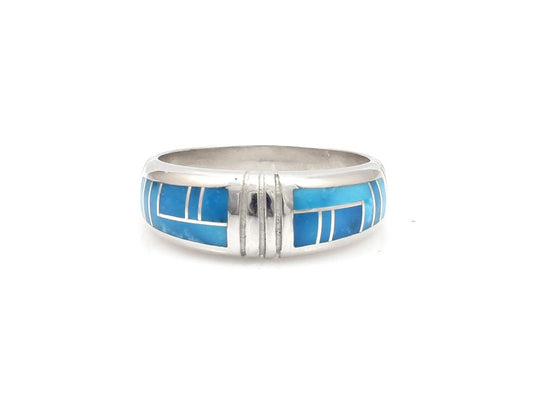 El Morro Wide Band Ring-Ray Tracey-Sorrel Sky Gallery