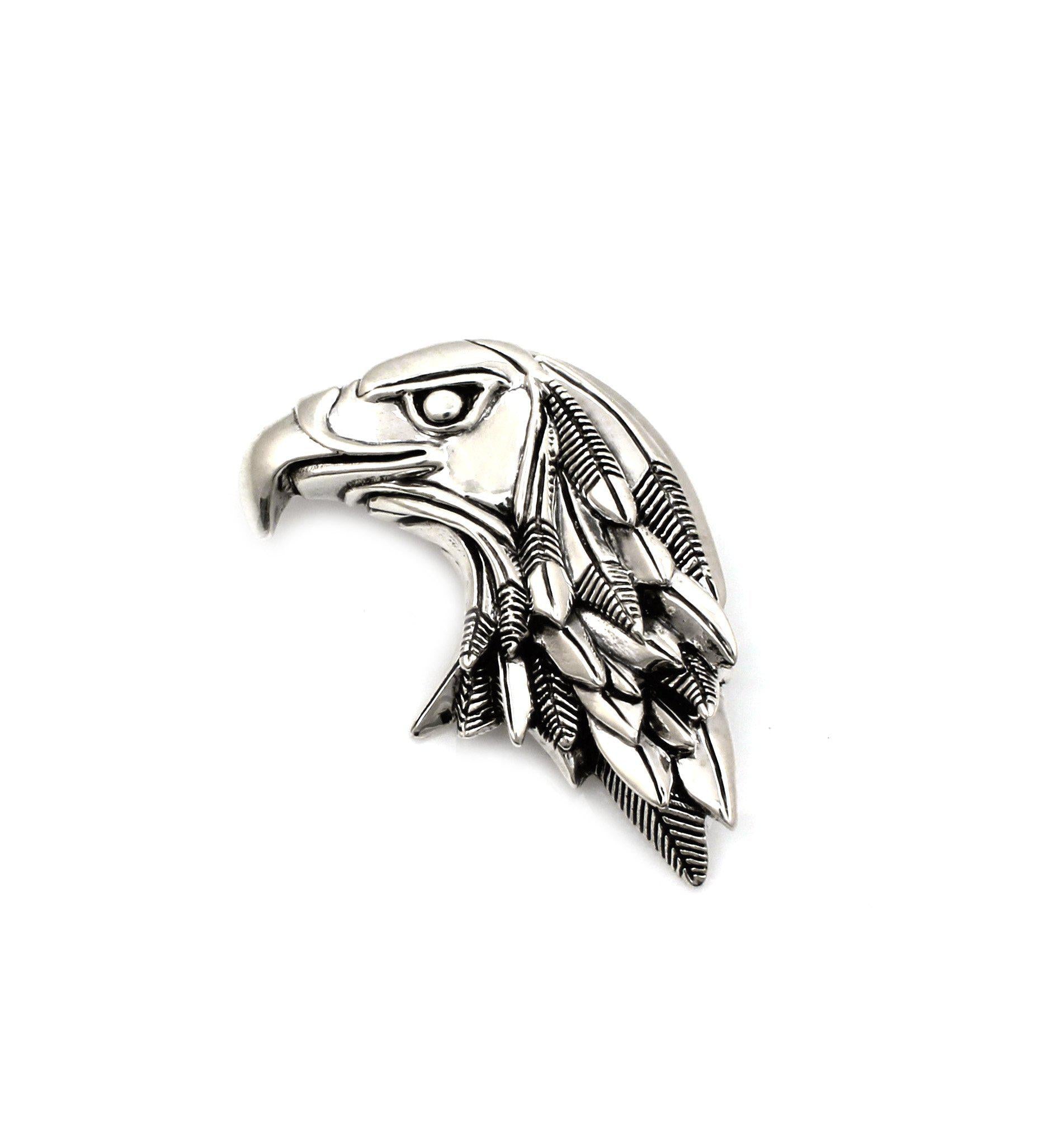 Eagle Head Pendant-Jewelry-Ray Tracey-Sorrel Sky Gallery