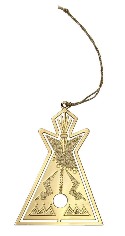 Gold Tipi Ornament-Jewelry-Ray Tracey-Sorrel Sky Gallery