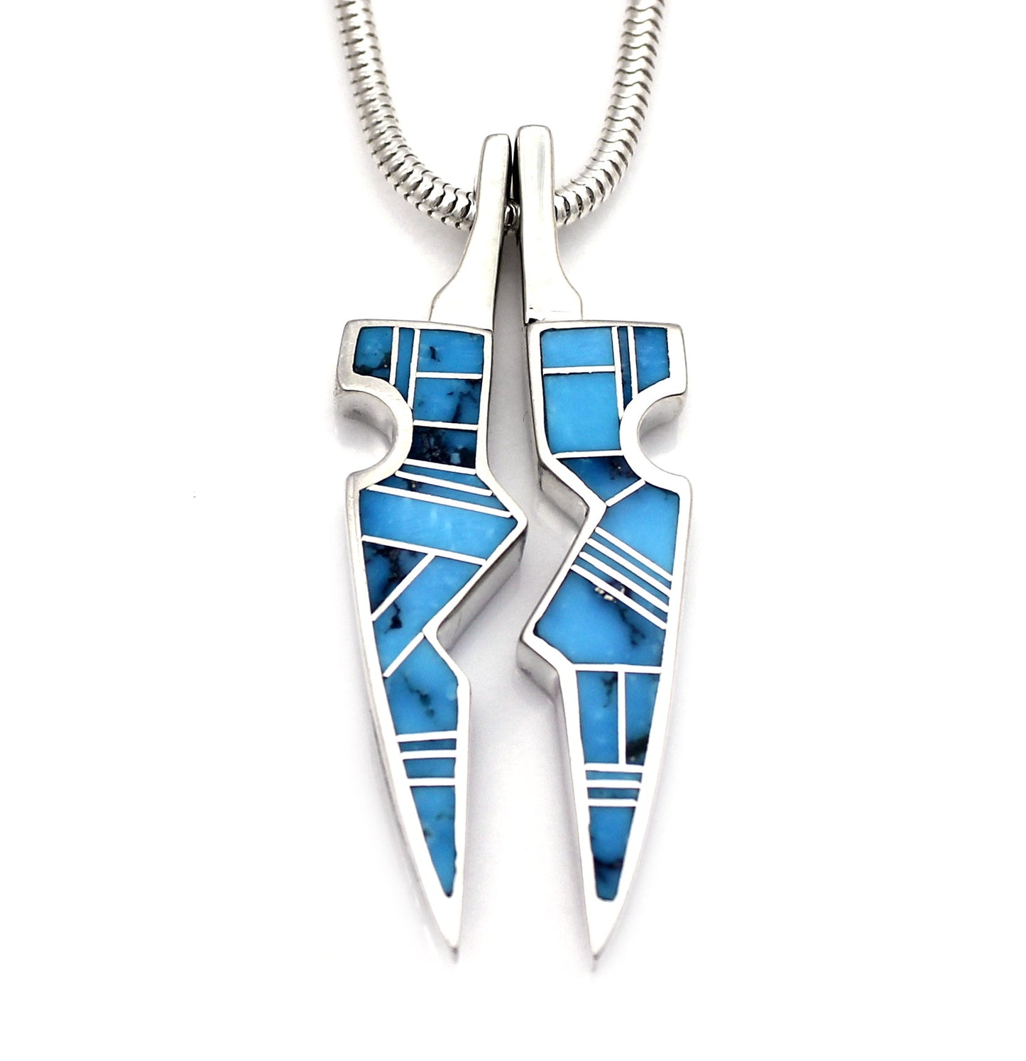 Reversible Split Arrowhead Pendant-jewelry-Ray Tracey-Sorrel Sky Gallery