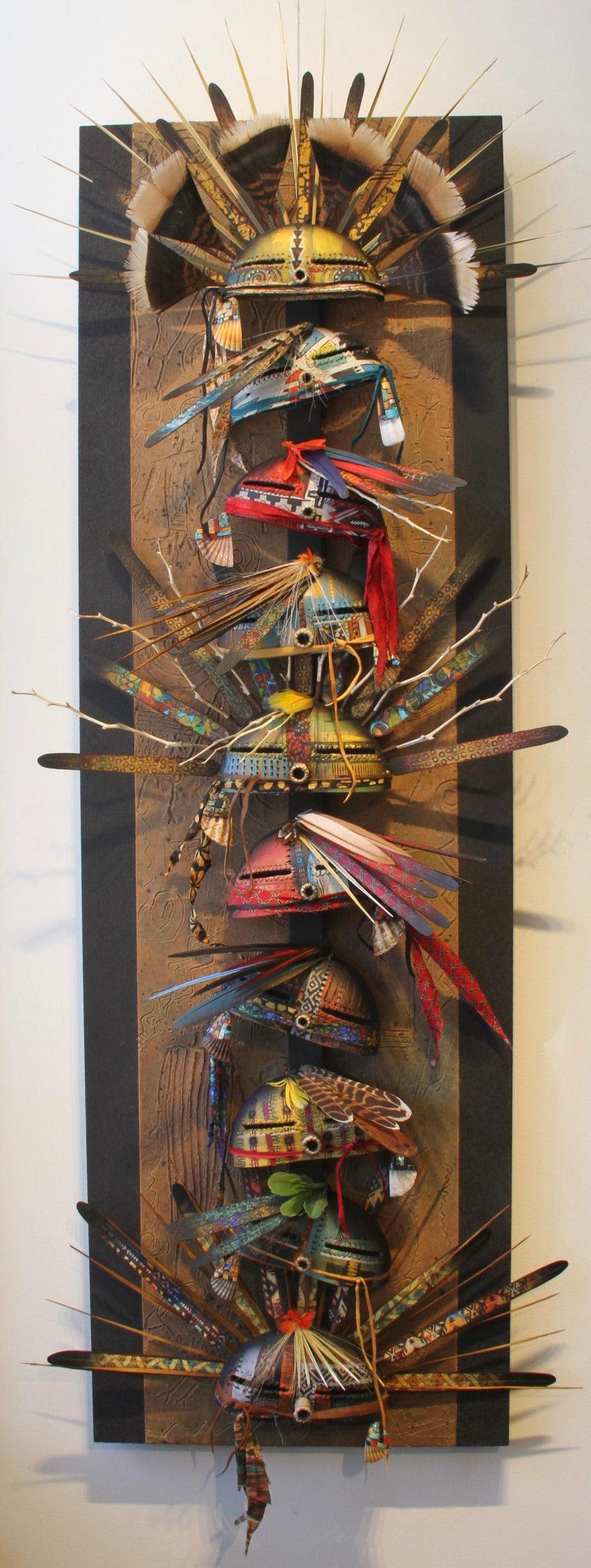 1/2 Kachina Panel-Gourd-Robert Rivera-Sorrel Sky Gallery