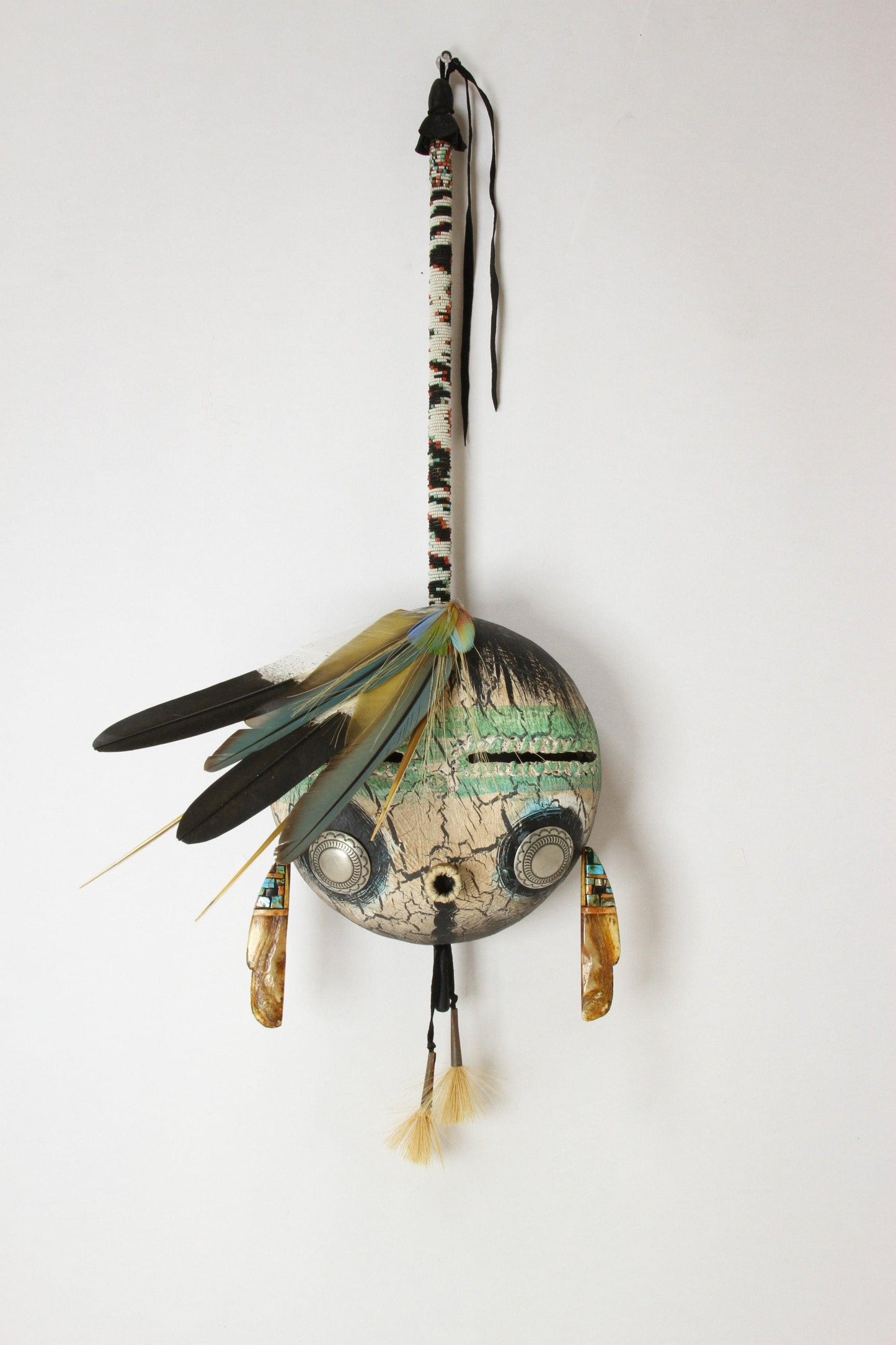 Rattle with Concho Cheeks-Gourd-Robert Rivera-Sorrel Sky Gallery