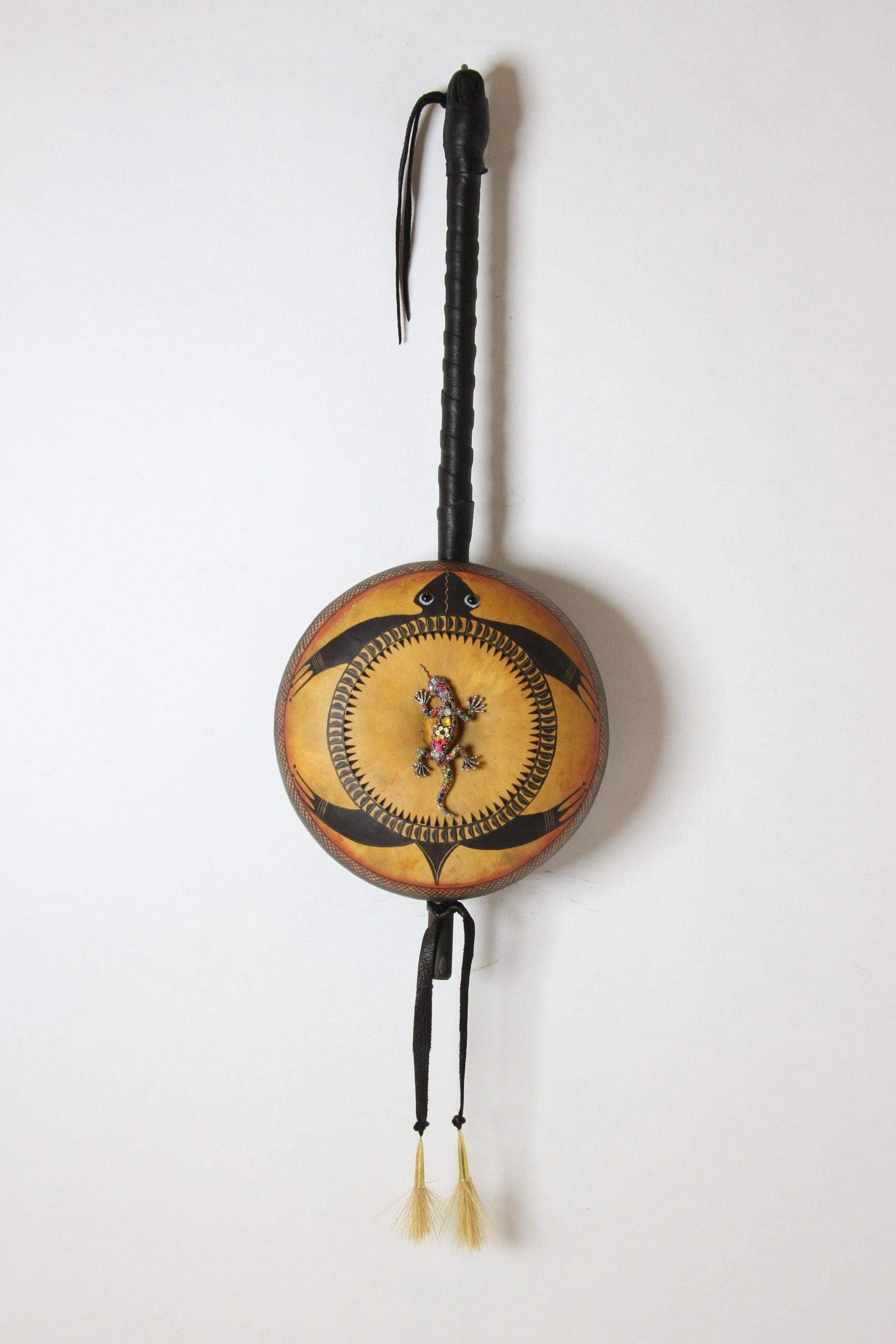 Turtle Rattle w/Lizard Pendant – Sorrel Sky Gallery