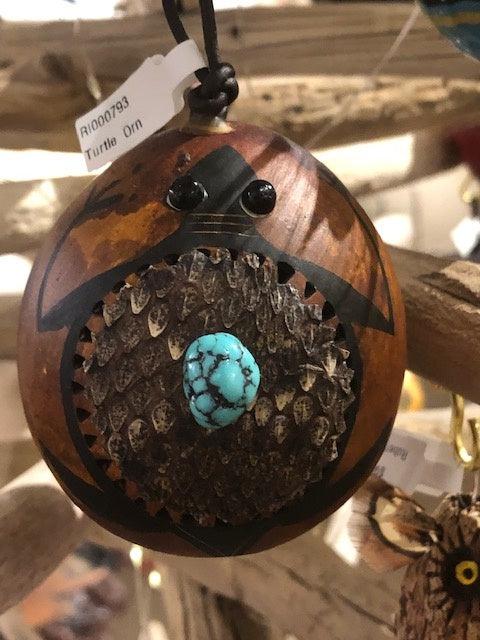 Turtle Ornament with Snake Skin-Robert Rivera-Sorrel Sky Gallery