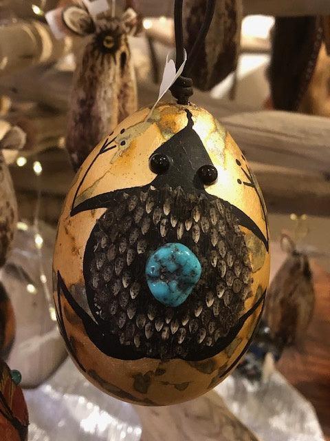 Turtle Ornament with Snake Skin-Robert Rivera-Sorrel Sky Gallery
