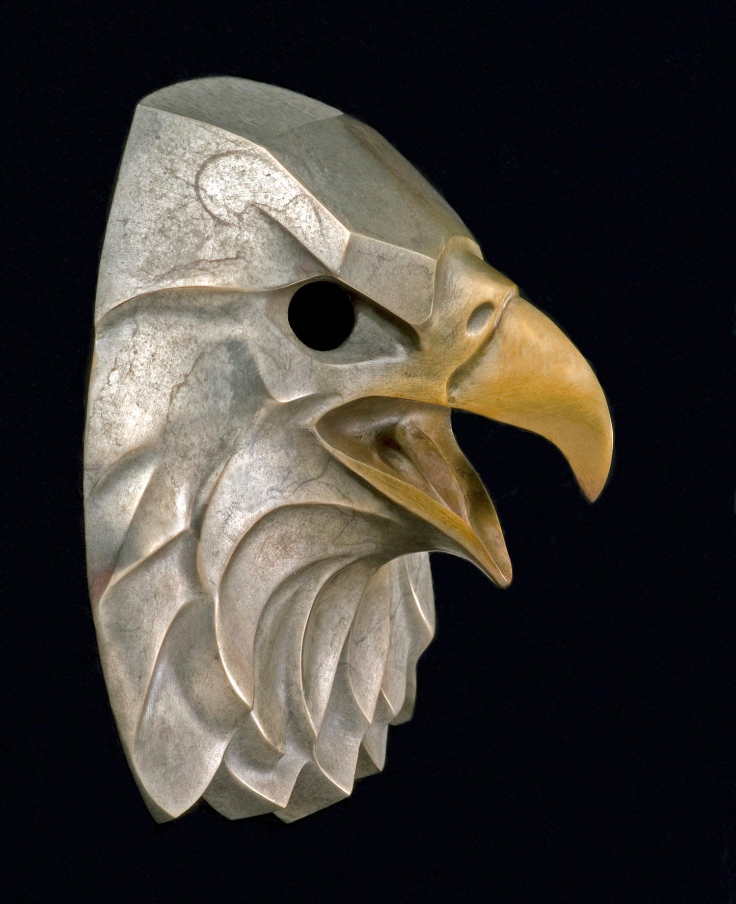 Eagle Mask-Sculpture-Rosetta-Sorrel Sky Gallery
