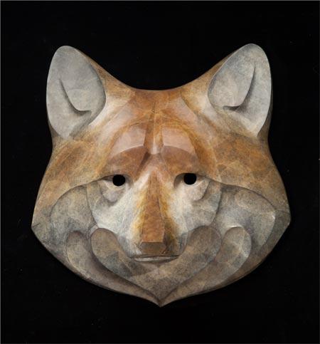 Wolf Mask-Sculpture-Rosetta-Sorrel Sky Gallery