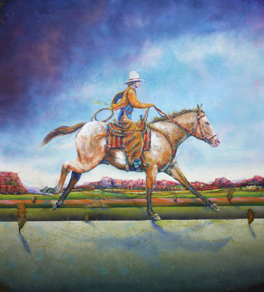 Racing the Storm-Painting-Russ Ball-Sorrel Sky Gallery