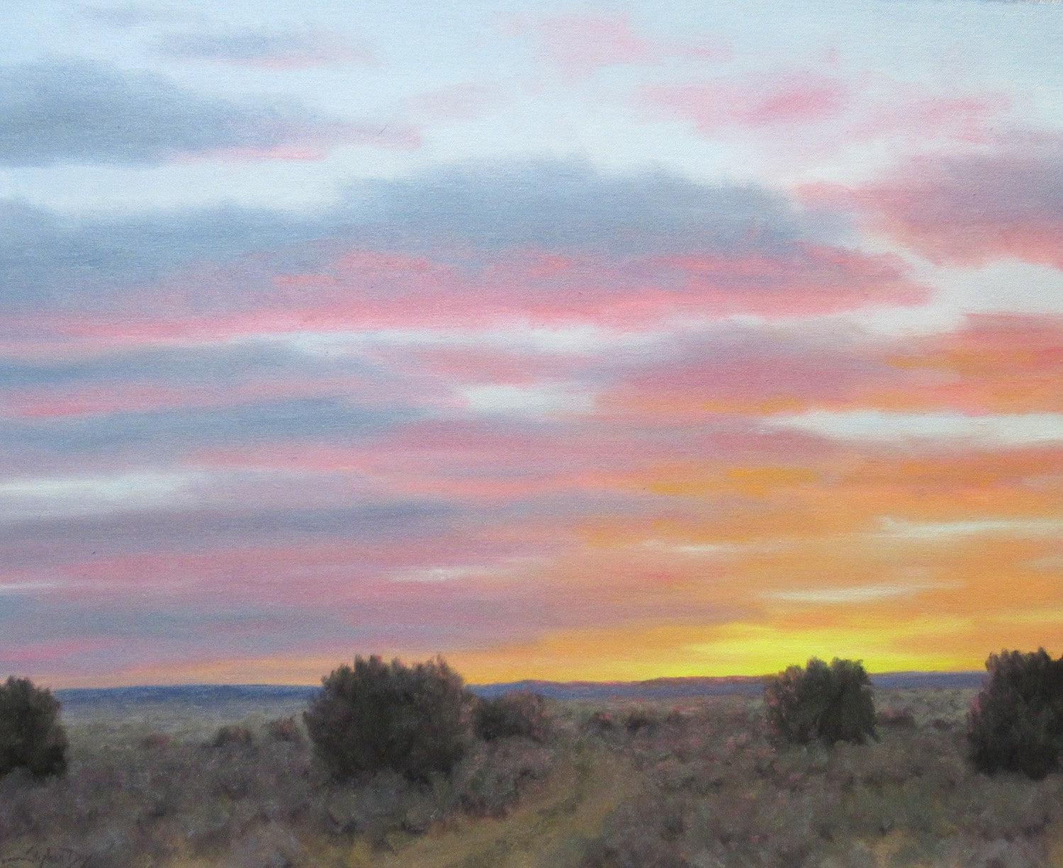 A Soft Sunset Sky-painting-Stephen Day-Sorrel Sky Gallery