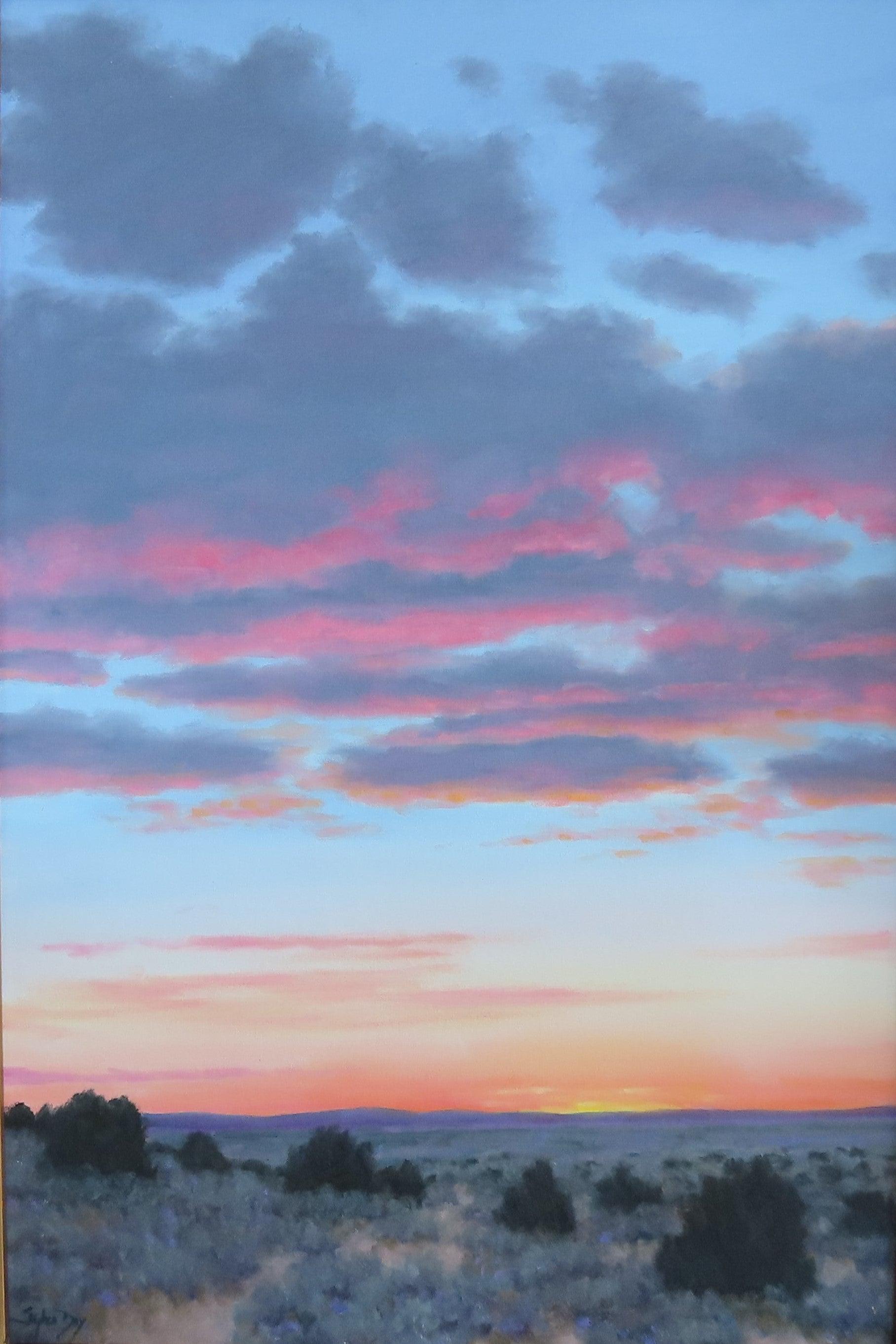 Sunset View Near Taos-painting-Stephen Day-Sorrel Sky Gallery