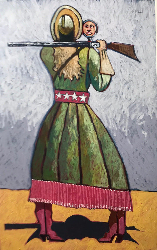Annie Oakley-Painting-Thom Ross-Sorrel Sky Gallery