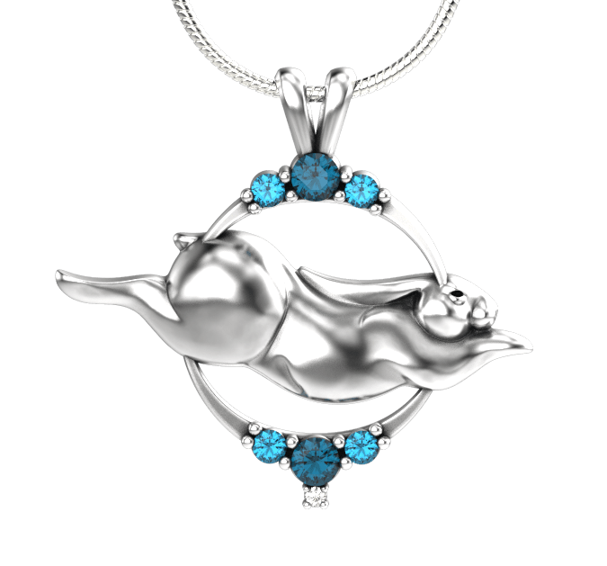 Rabbit Flyer Pendant-Jewelry-Tim Cherry-Sorrel Sky Gallery