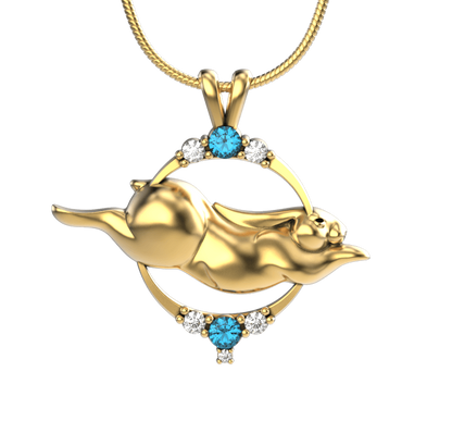 Rabbit Flyer Pendant-Jewelry-Tim Cherry-Sorrel Sky Gallery