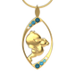 Rapid Rabbit Pendant-Jewelry-Tim Cherry-Sorrel Sky Gallery