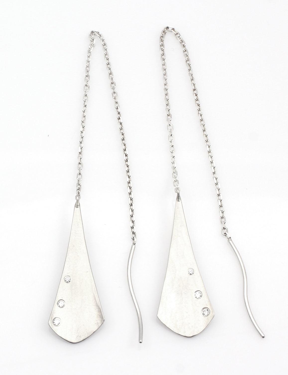 Articulated Mist Orchid Earrings-Jewelry-Toby Pomeroy-Sorrel Sky Gallery