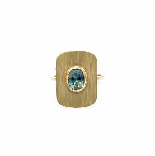 Madagascar Sapphire Metolious Crest Ring-Jewelry-Toby Pomeroy-Sorrel Sky Gallery