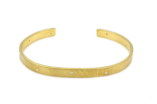 Narrow Metolius Gold Cuff Bracelet-Jewelry-Toby Pomeroy-Sorrel Sky Gallery