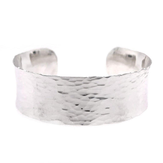Silver Forged Cuff Bracelet