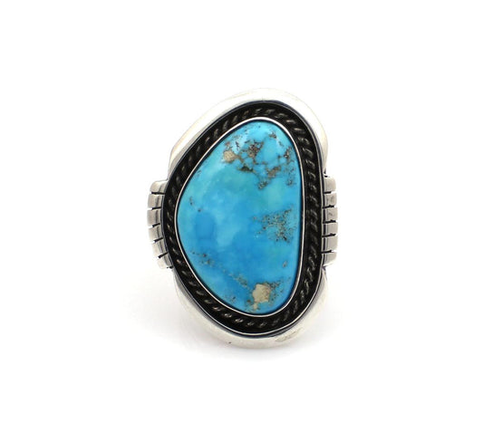 Kingman Turquoise Ring-Jewelry-Victor Gabriel-Sorrel Sky Gallery