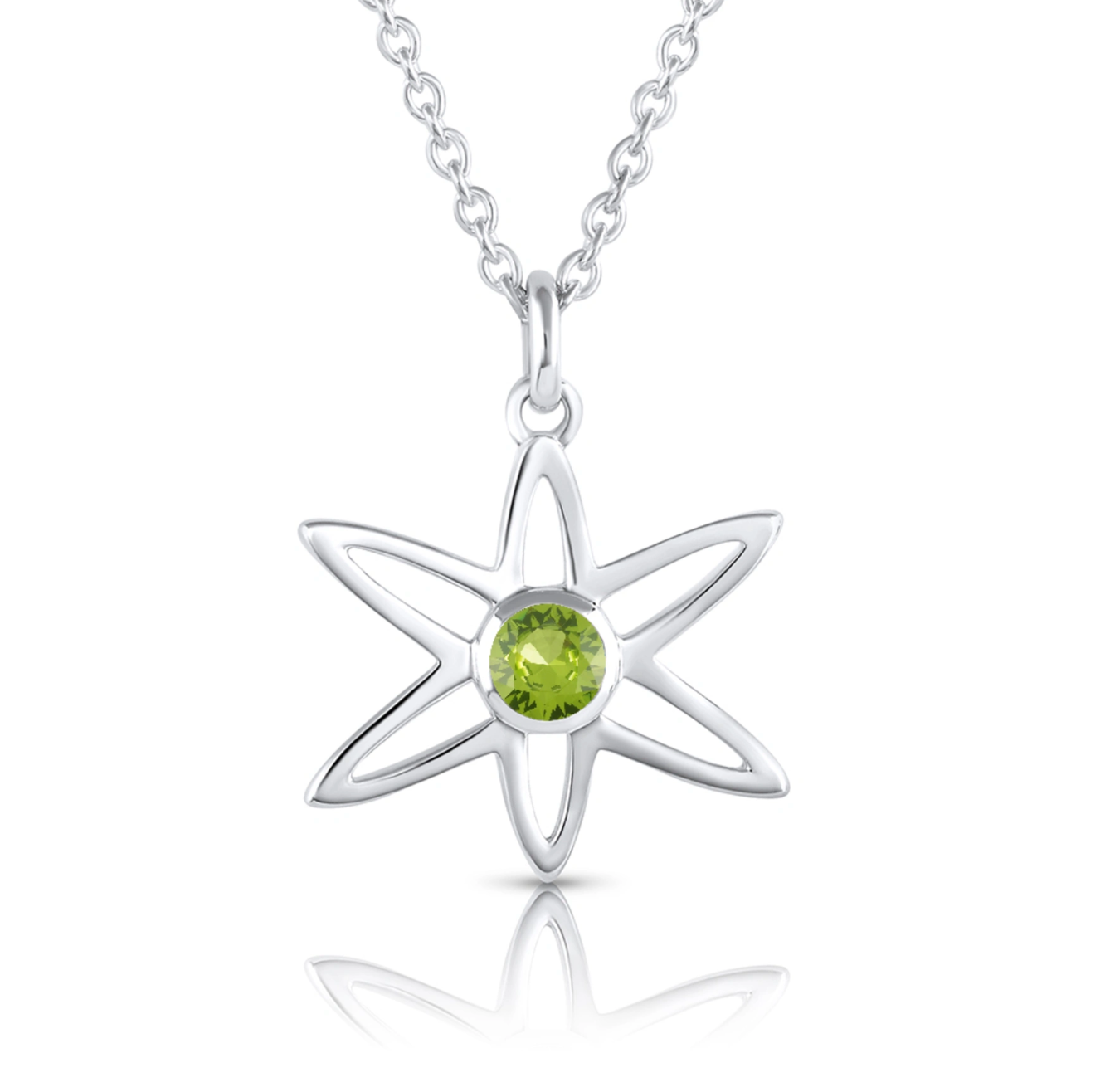Peridot Galaxy Pendant Necklace-Jewelry-Zina Sterling-Sorrel Sky Gallery