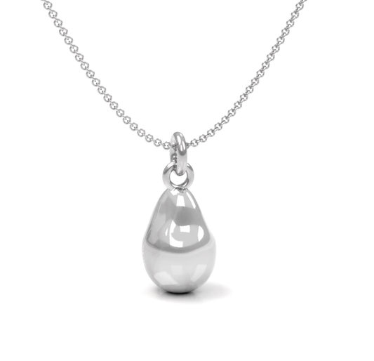 Silver Baroque Pearl Drop Pendant Necklace-Jewelry-Zina Sterling-Sorrel Sky Gallery
