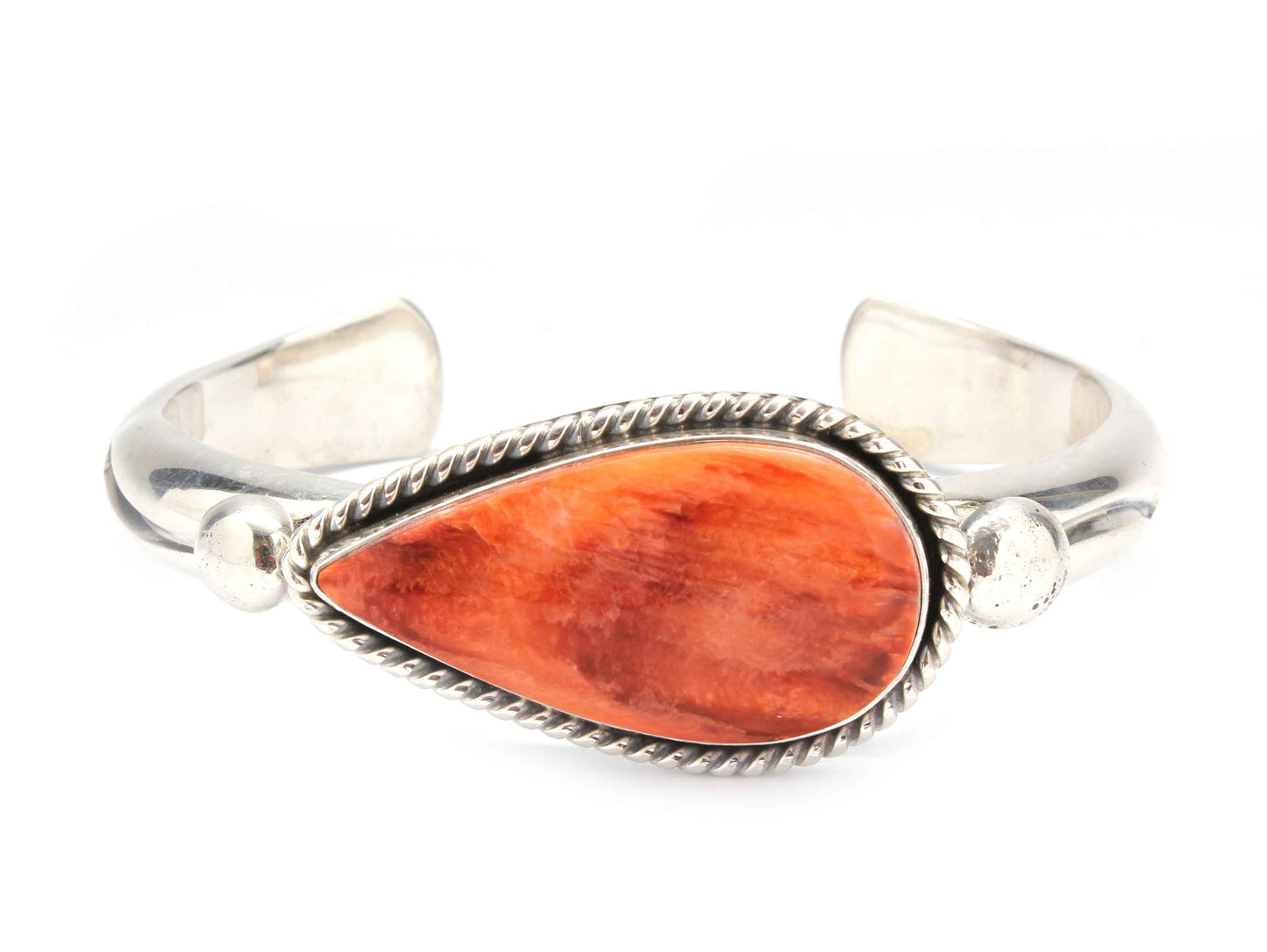 Albert Lee, Jr.-Sorrel Sky Gallery-Jewelry-Orange Spiny Oyster Cuff Bracelet