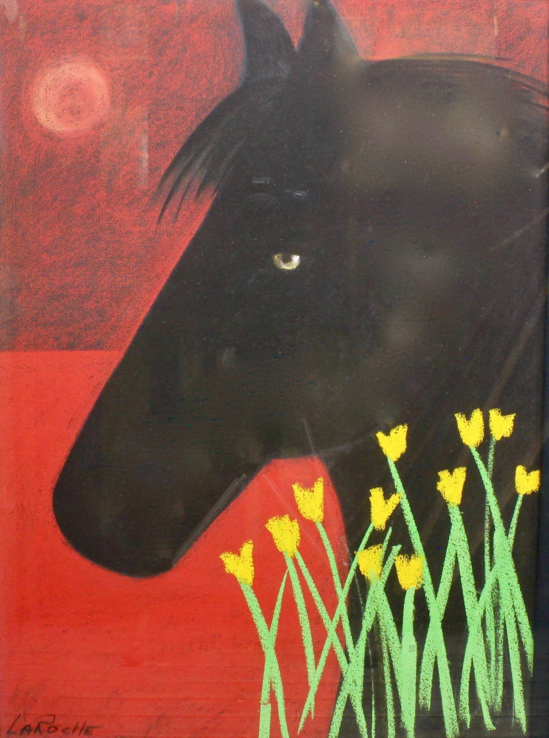 Aline Randle-Sorrel Sky Gallery-Painting-Dark Horse