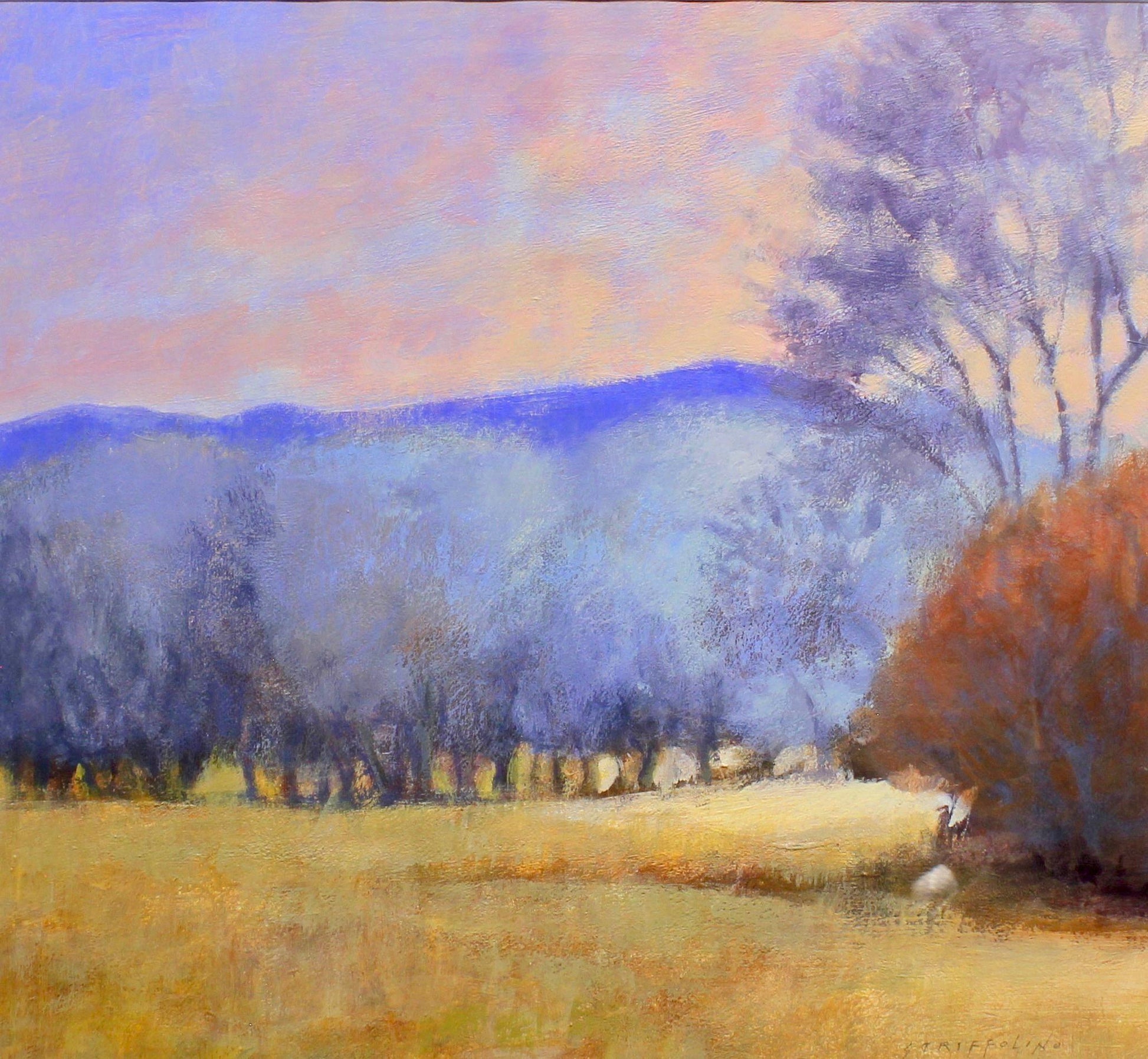 Aline Randle-Sorrel Sky Gallery-Painting-Field Near Dixon