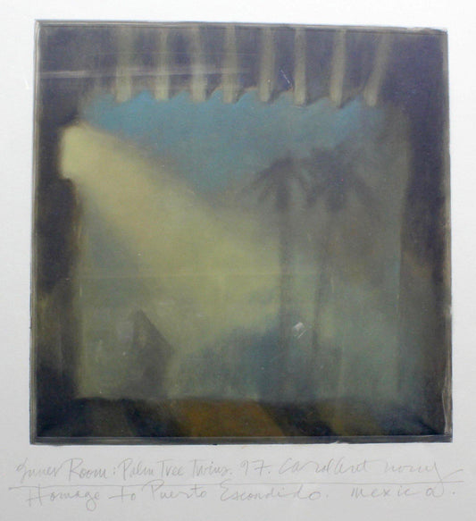Aline Randle-Sorrel Sky Gallery-Painting-Inner Room Palm Tree Twins