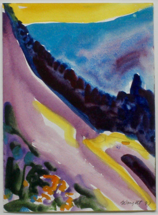 Aline Randle-Sorrel Sky Gallery-Painting-Sketch of High Country