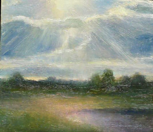 Aline Randle-Sorrel Sky Gallery-Painting-Sun-bathe