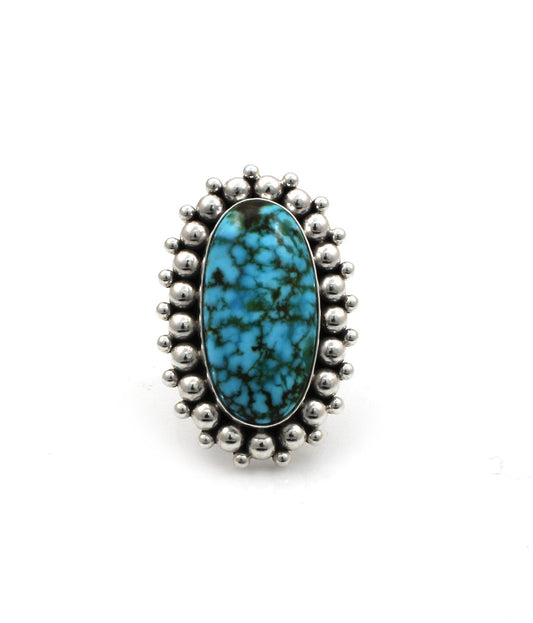 Kingman Turquoise Ring-Jewelry-Artie Yellowhorse-Sorrel Sky Gallery