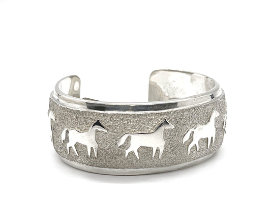 All Metal Horse Bracelet