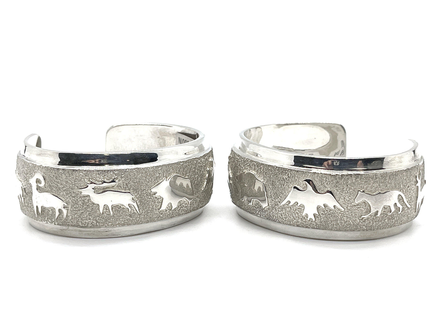 All Metal Multi Animal Cuff Bracelet-Jewelry-Ben Nighthorse-Sorrel Sky Gallery