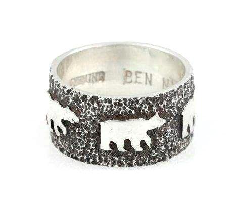 Ben Nighthorse-Bear Wedding Band-Sorrel Sky Gallery-Jewelry